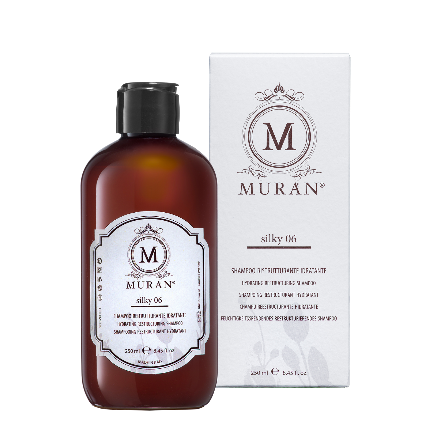 MURÀN – Shampoo Silky 06 Hidratante e Reestruturante 250ml